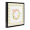 Stupell Industries Wreath in Spring Pastels Floating Frame, design by Lee Ann Sanders